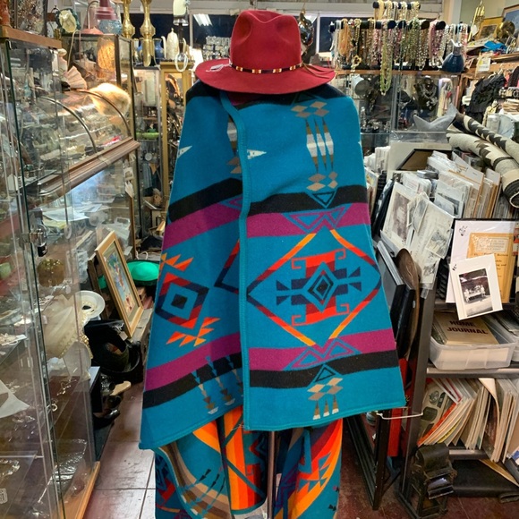 Vintage double sided Pendleton blanket - Picture 3 of 8